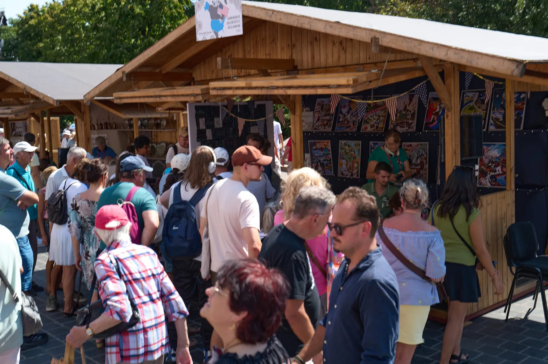 Crowds at the Festival of Folk Arts