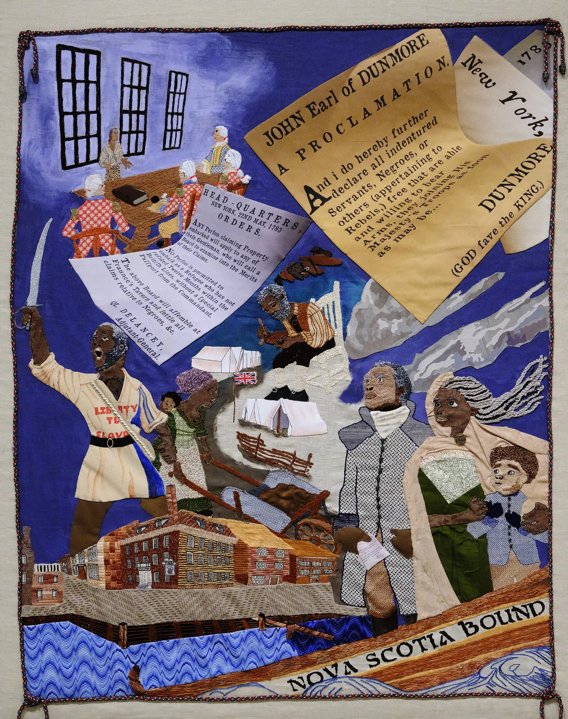 The New York tapestry panel