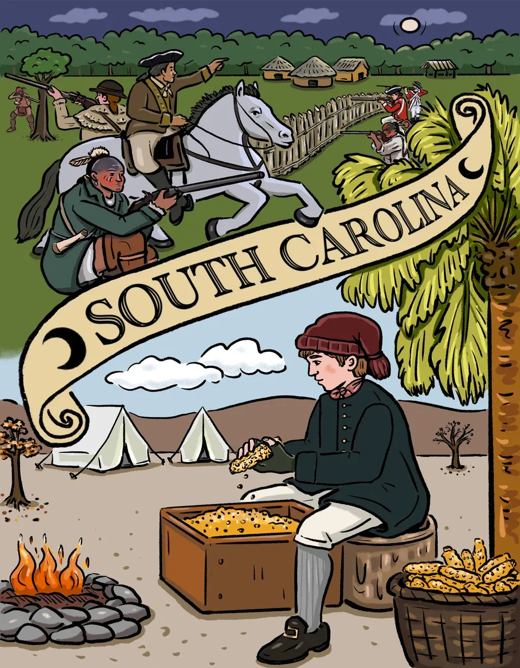The South Carolina tapestry panel